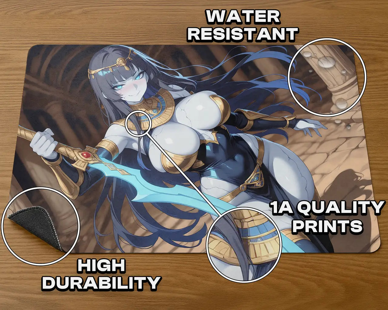 The Scarab God | ProxyWaifus Playmat | 14x24" / 35x60cm