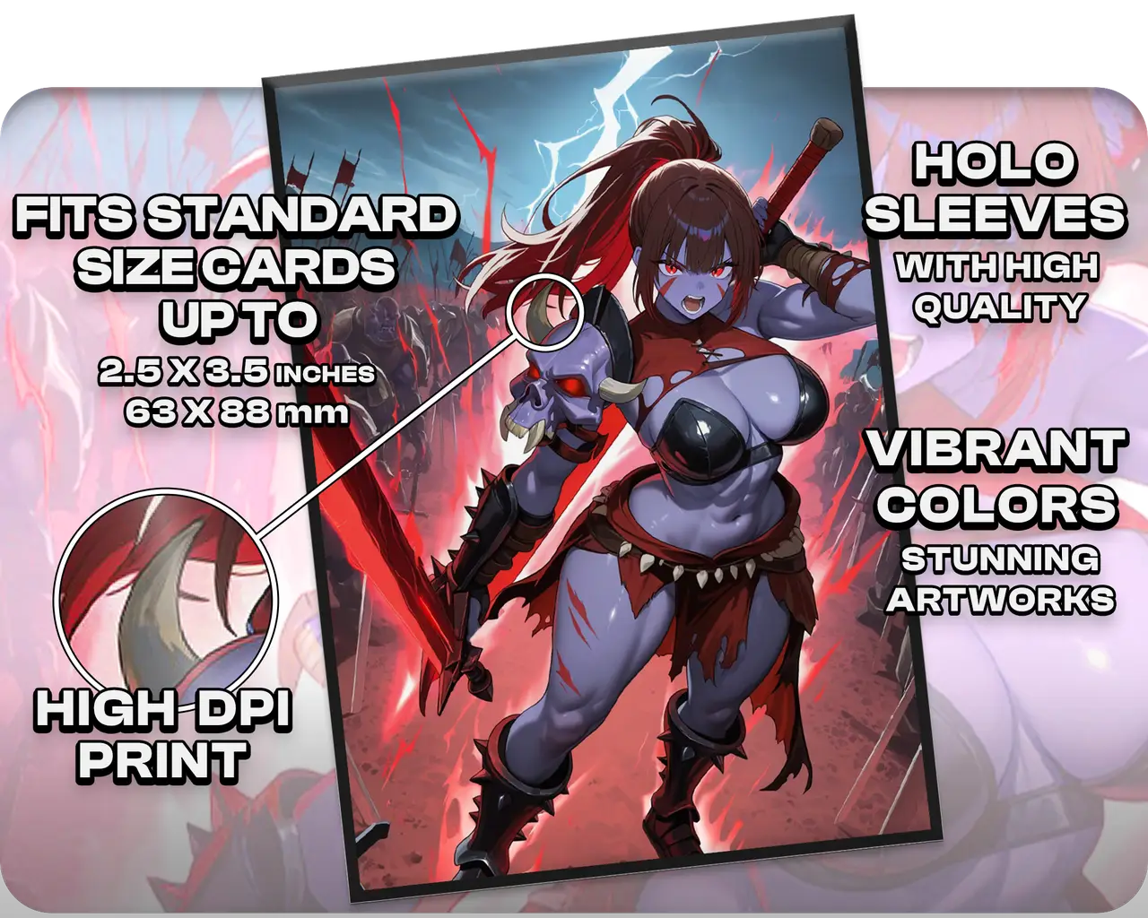 Zurgo Stormrender (100x Holo Sleeves)