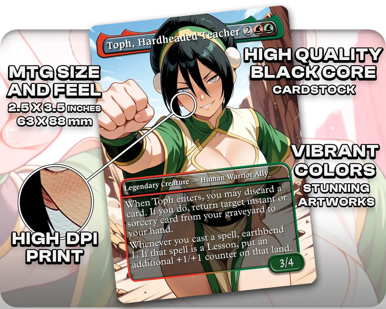 Toph, Hardheaded Teacher (Adult Version)