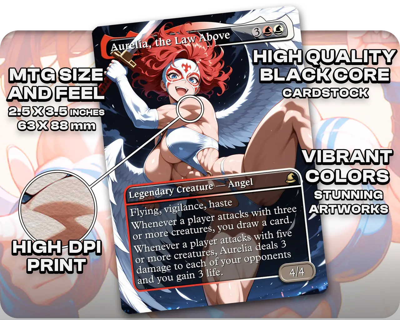 Saskia the Unyielding | Muscle Mommy Waifus | Commander Deck