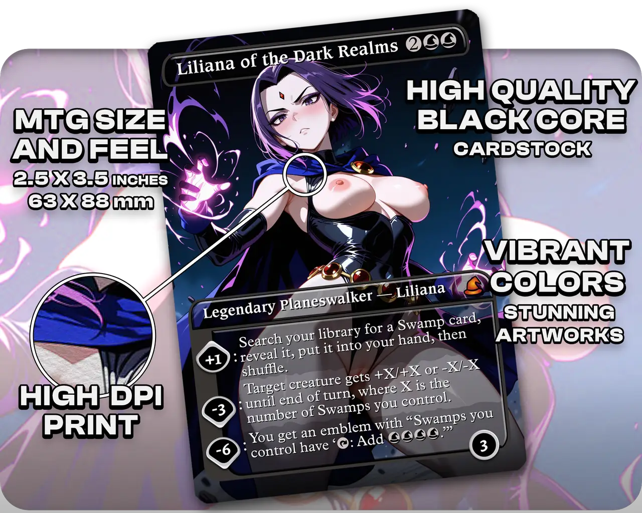 Adult Raven (DC Titans) - Liliana of the Dark Realms (NSFW)