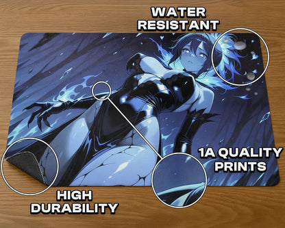 Ashling, Rimebound | Double Sides of Love | ProxyWaifus Playmat | 14x24" / 35x60cm