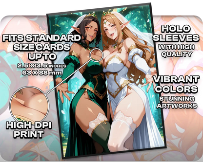 Aragorn and Arwen, Wed (100x Holo Sleeves)