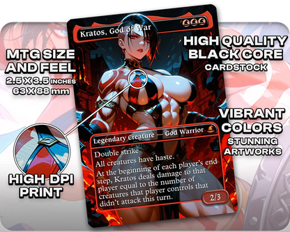 Kratos & Atreus Gods Tribal | Goddess Waifus | Commander Deck