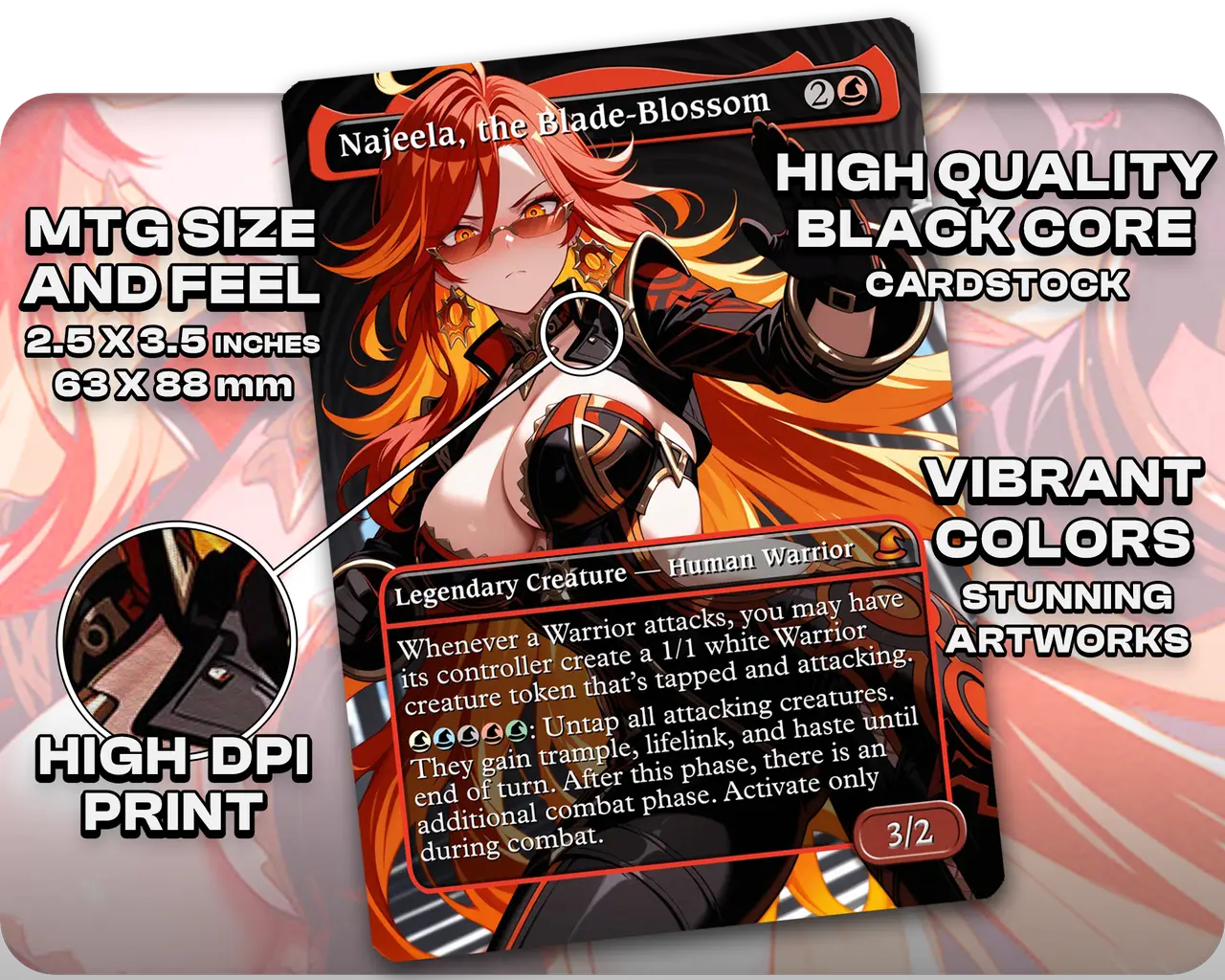 Mavuika (Genshin Impact) - Najeela, the Blade-Blossom