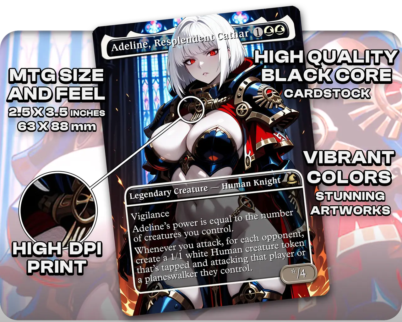 Adepta Sororitas (Warhammer 40k) - Adeline, Resplendent Cathar