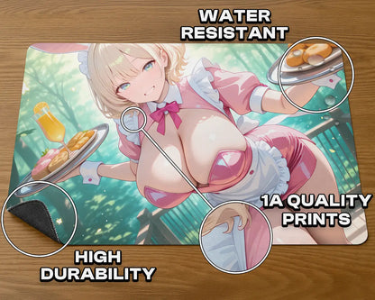 Ms. Bumbleflowers | ProxyWaifus Playmat | 14x24" / 35x60cm