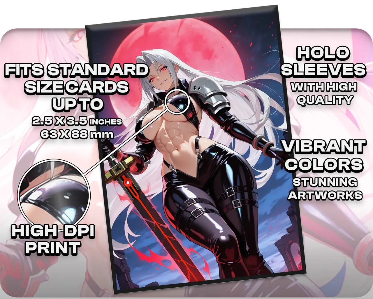 Sephiroth, Fabled SOLDIER (100x Holo Sleeves)