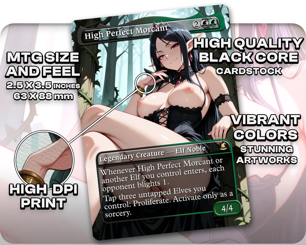High Perfect Morcant (Goth Version) (NSFW)