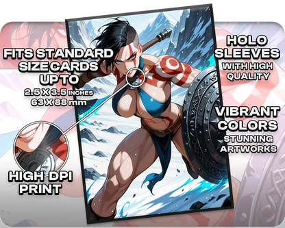 Kratos, Stoic Father (100x Holo Sleeves)