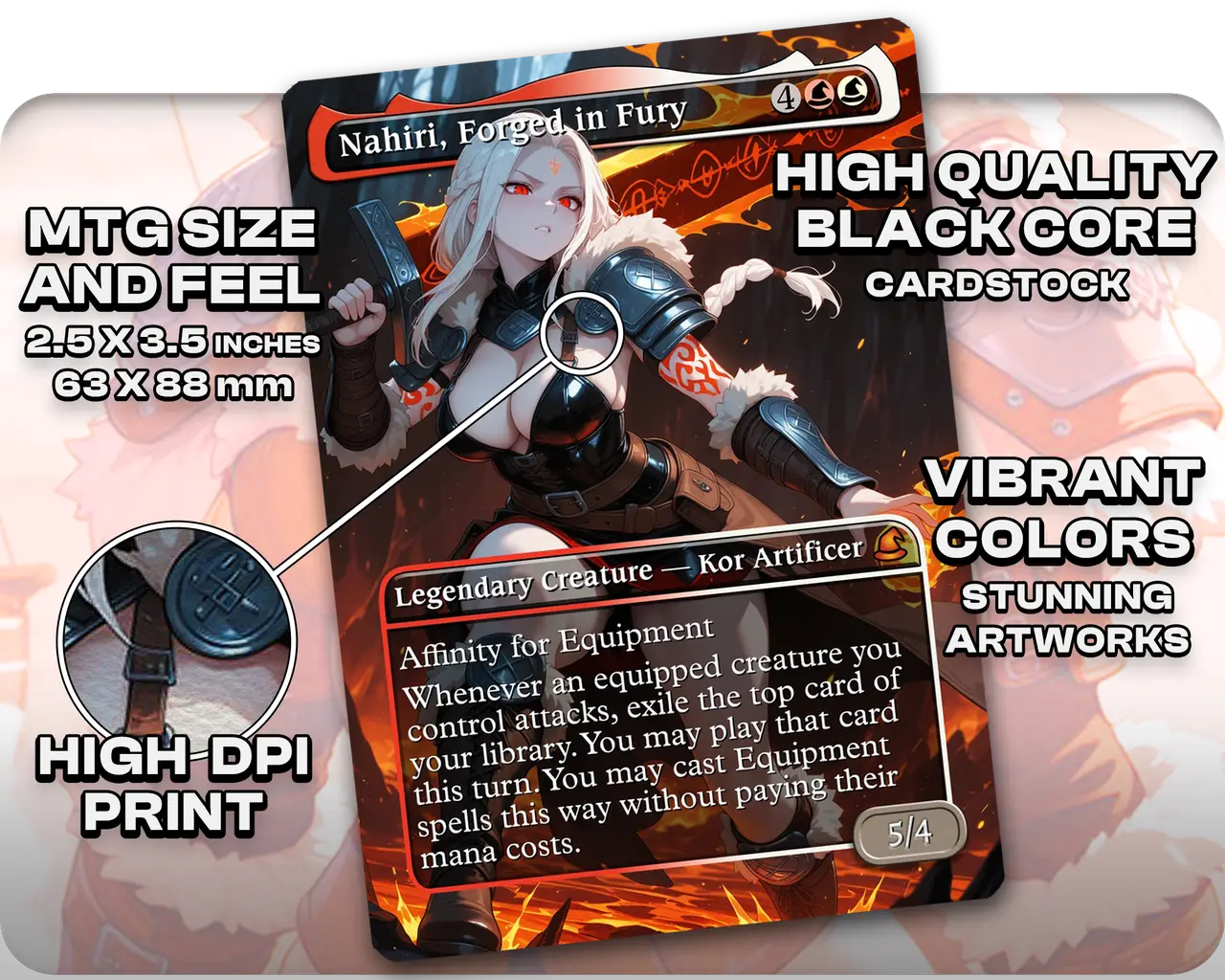 Eivor The Viking Queen | Viking Waifus | Commander Deck