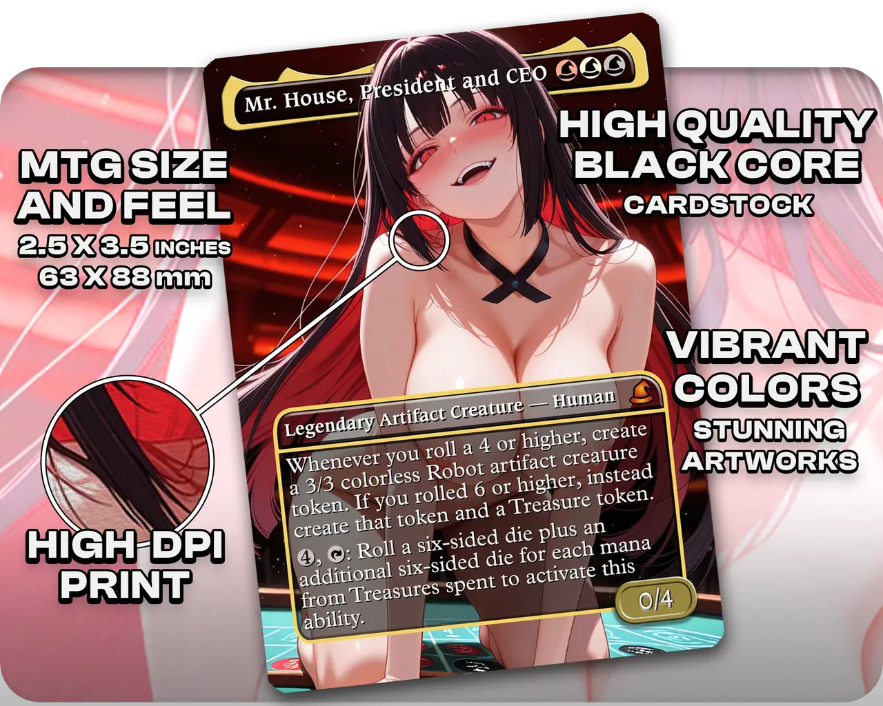Yumeko Jabami (Kakegurui) - Mr. House, President and CEO (NSFW)