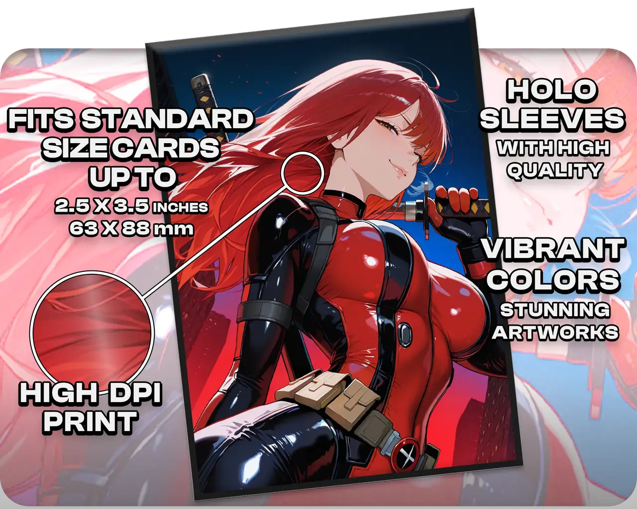 Deadpool, Trading Card (100x Holo Sleeves)