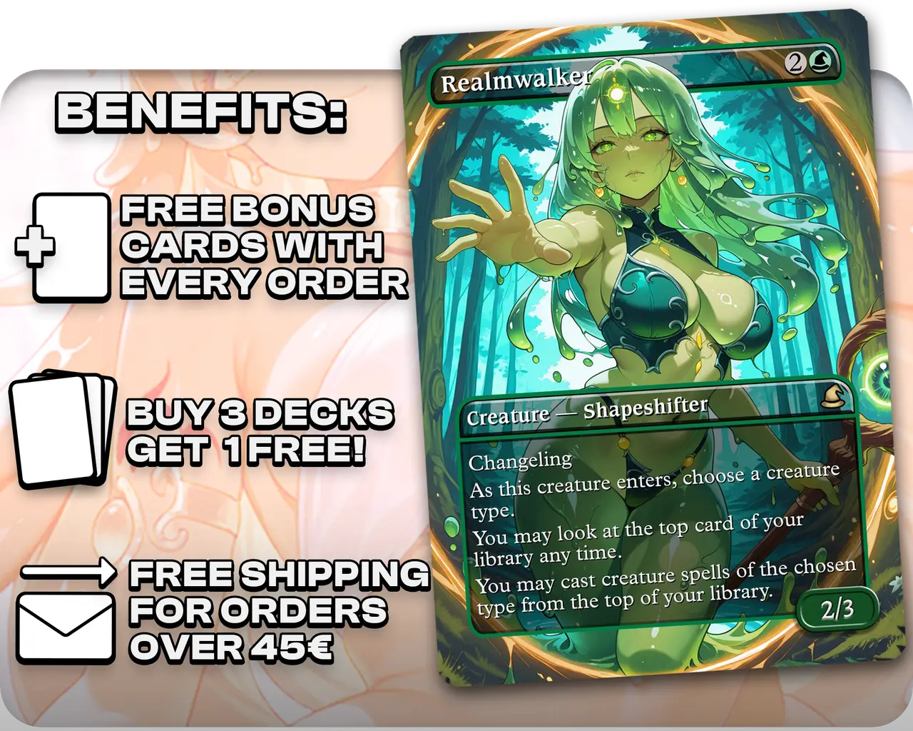 Aeve Ooze Tribal | Slime Waifus Theme | Commander Deck