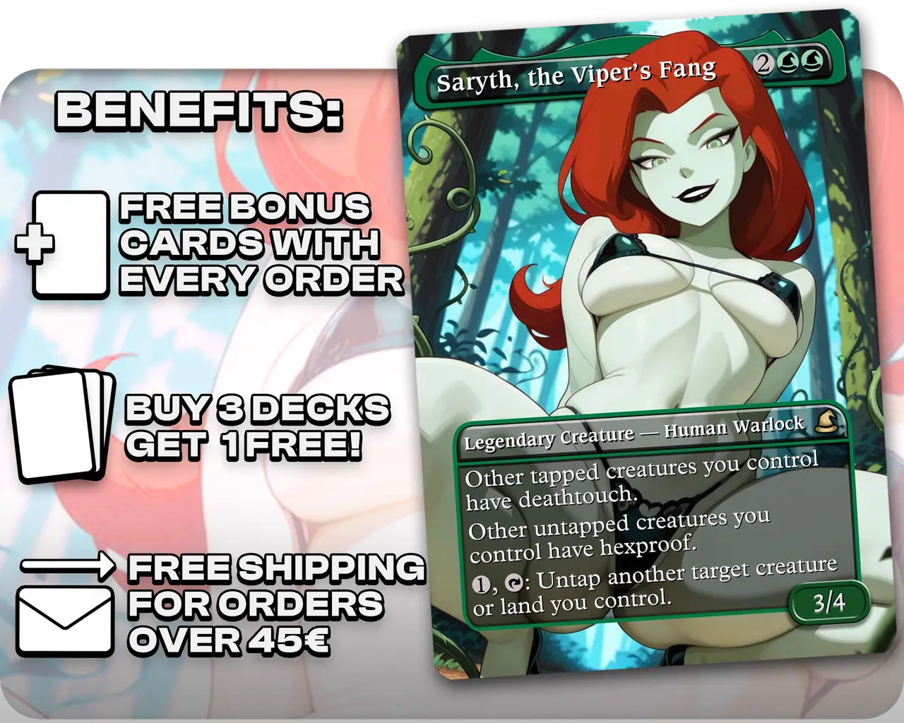 Poison Ivy (DC) - Saryth, the Viper's Fang
