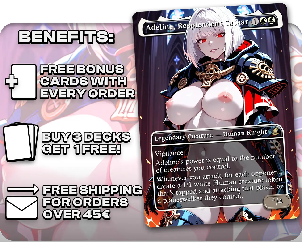 Adepta Sororitas (Warhammer 40k) - Adeline, Resplendent Cathar (NSFW)