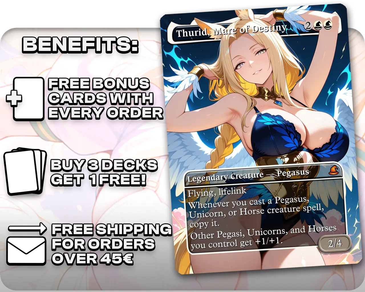 Shadowfax Horse Tribal | Horse Waifus | Commander Deck