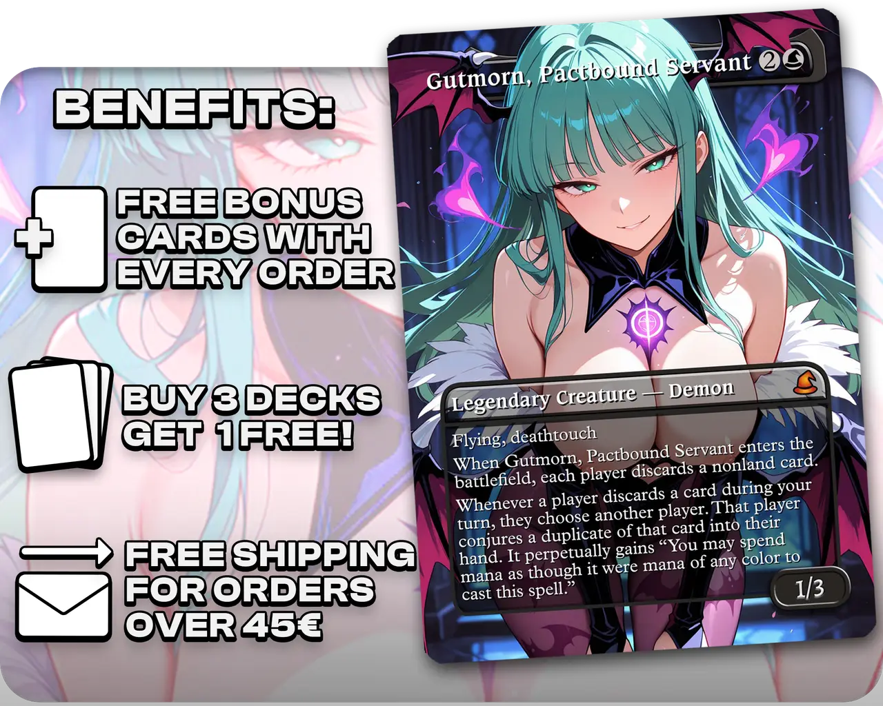 Morrigan (Darkstalkers) - Gutmorn, Pactbound Servant (NSFW)