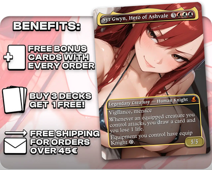 Erza Scarlet (Fairy Tail) - Syr Gwyn, Hero of Ashvale (NSFW)