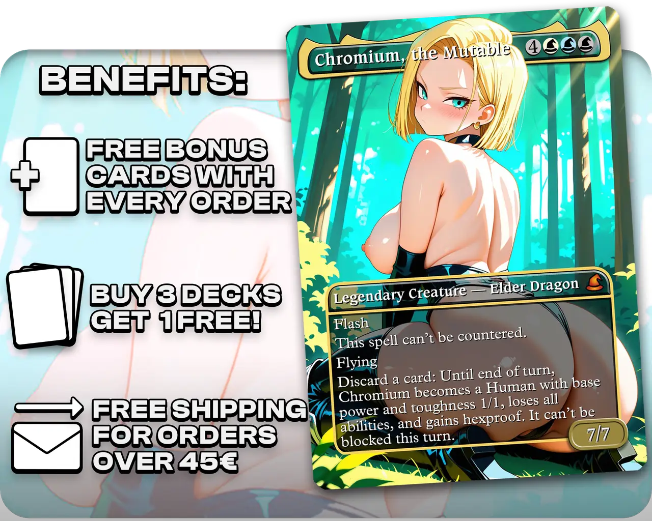 Android 18 (DBZ) - Chromium, the Mutable (NSFW)