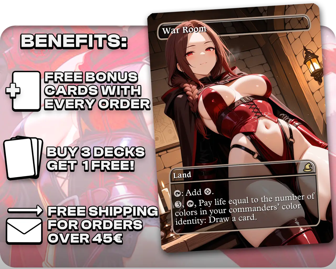 Vincent Voltron | Assassin Waifus Theme | Commander Deck