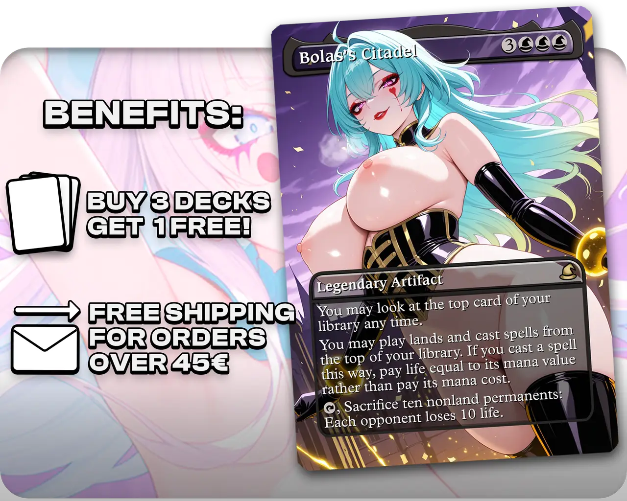 Kefka Discard | 18+ NSFW | Clown Waifus | Upgrade Sets