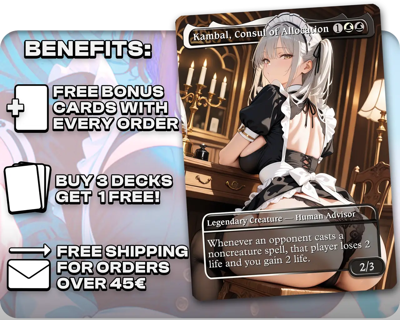 Oloro Time to Cleanup | Maid Waifus | Commander Deck