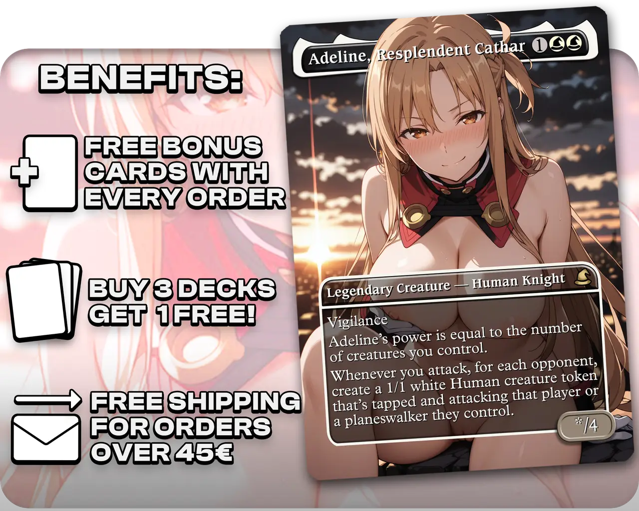 Asuna (SAO) - Adeline, Resplendent Cathar (NSFW)