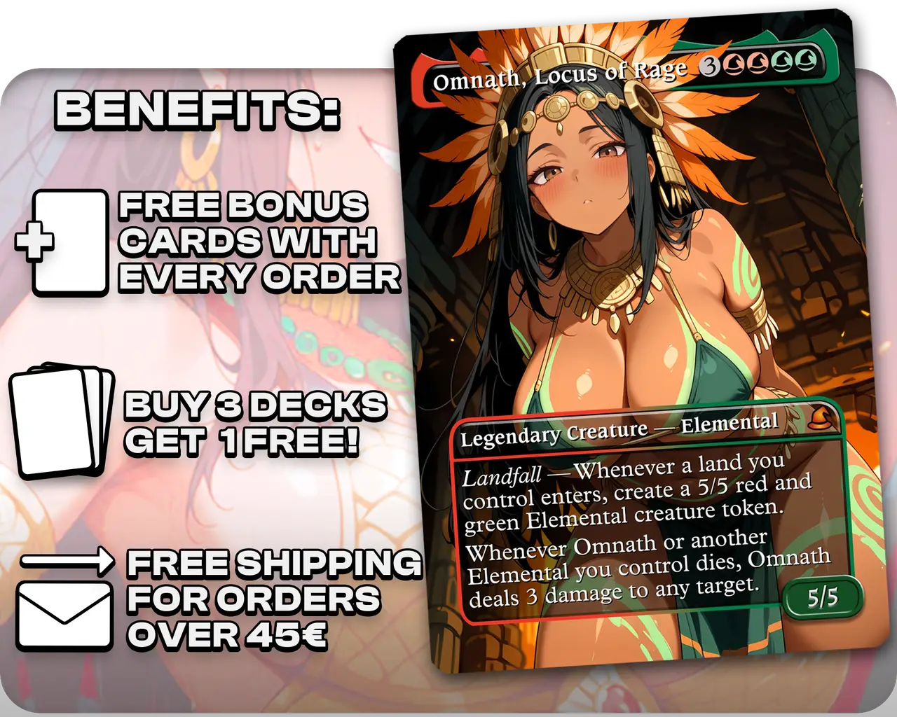 Korvold, Fae-Cursed King | Aztec Waifus | Commander Deck