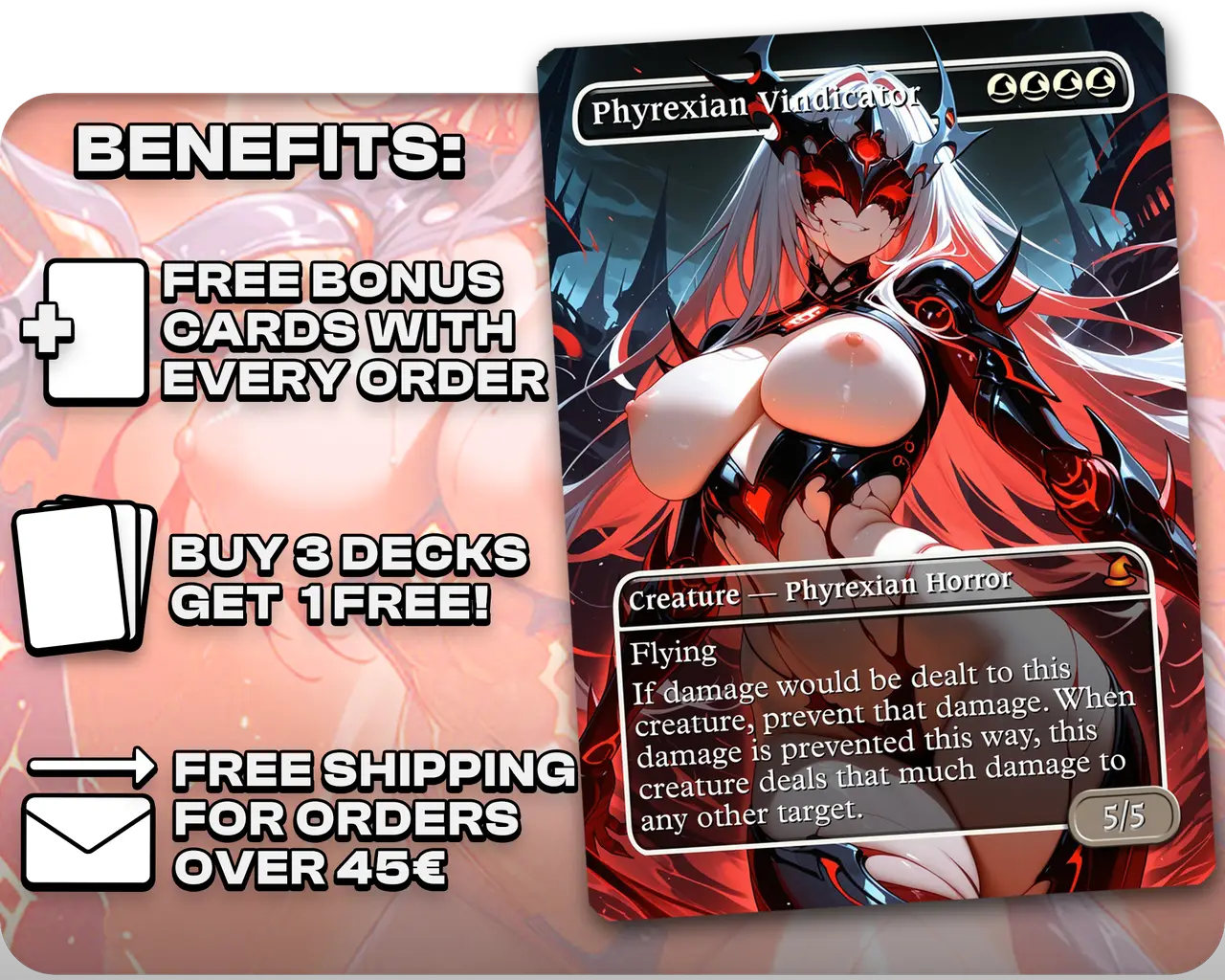 Brimaz Phyrexian Tribal | 18+ NSFW | Phyrexian Waifus | Commander Deck
