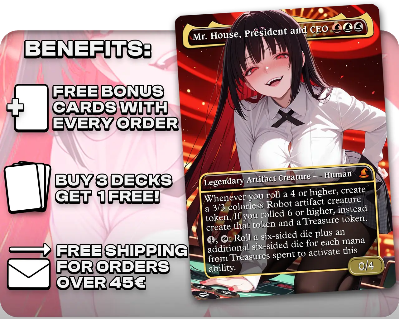 Yumeko Jabami (Kakegurui) - Mr. House, President and CEO