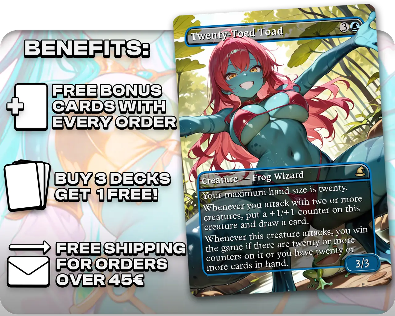 Clement Frog Tribal | Frog Waifus | Commander Deck