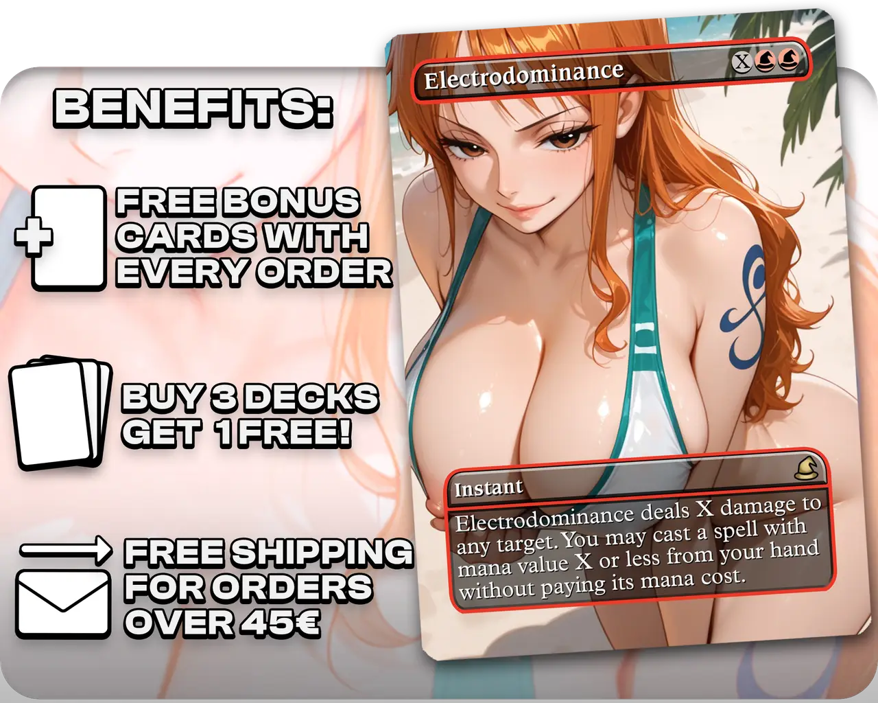 Nami (One Piece) - Electrodominance (NSFW)