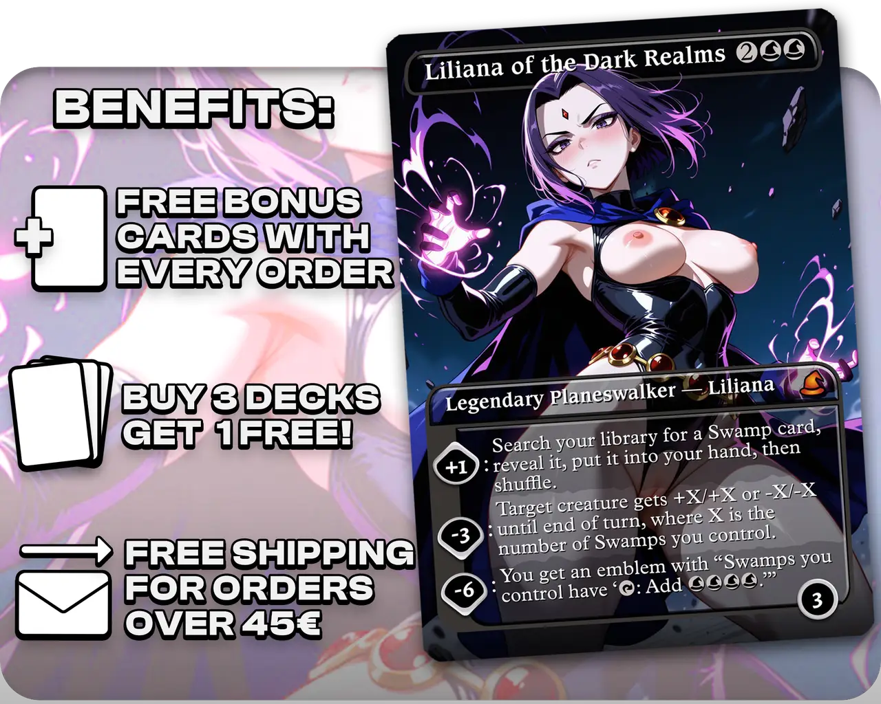Adult Raven (DC Titans) - Liliana of the Dark Realms (NSFW)