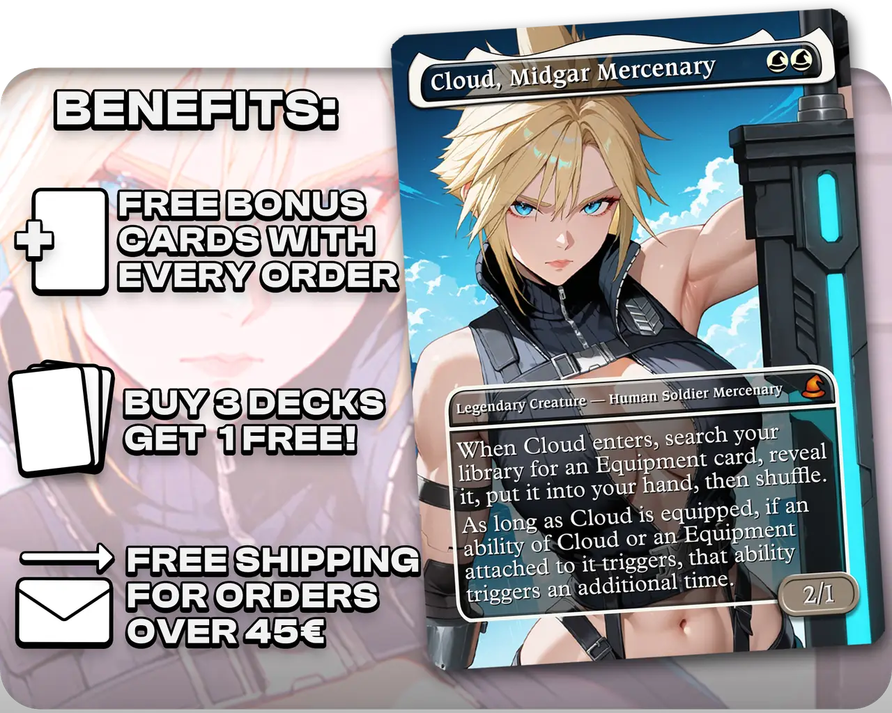 Cloud, Midgar Mercenary