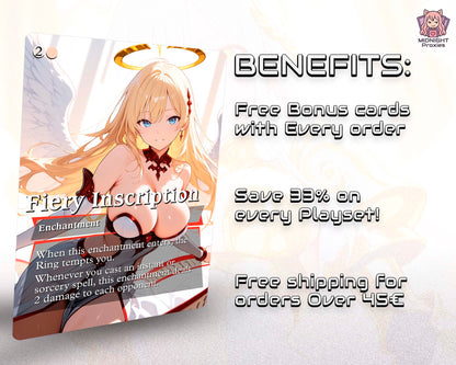 Feather Spellslinger - 118 Proxy Cards  - Commander EDH Deck (Full MidnightProxies Deck)