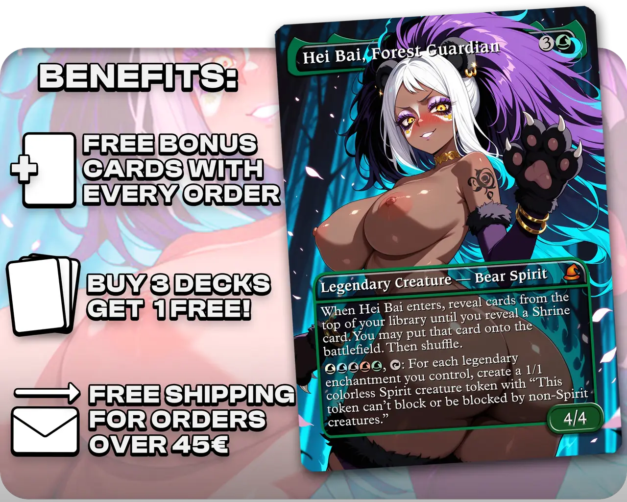 Hei Bai, Forest Guardian (Gyaru) (NSFW)