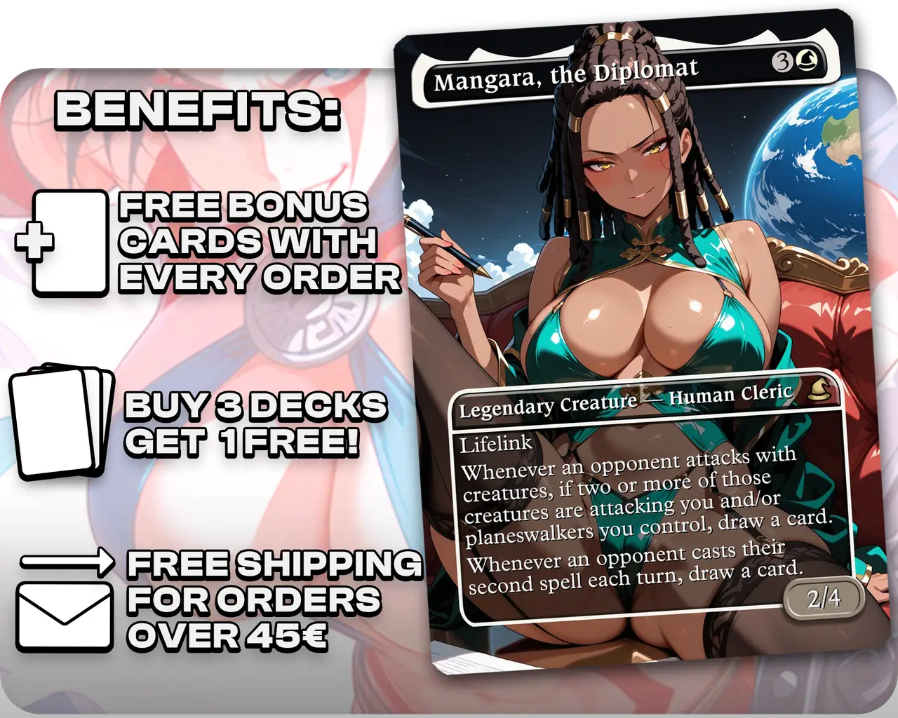 Kratos & Atreus Gods Tribal | Goddess Waifus | Commander Deck