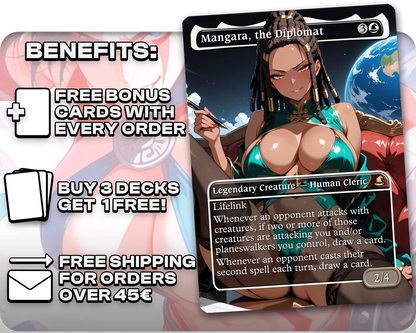 Kratos & Atreus Gods Tribal | Goddess Waifus | Commander Deck