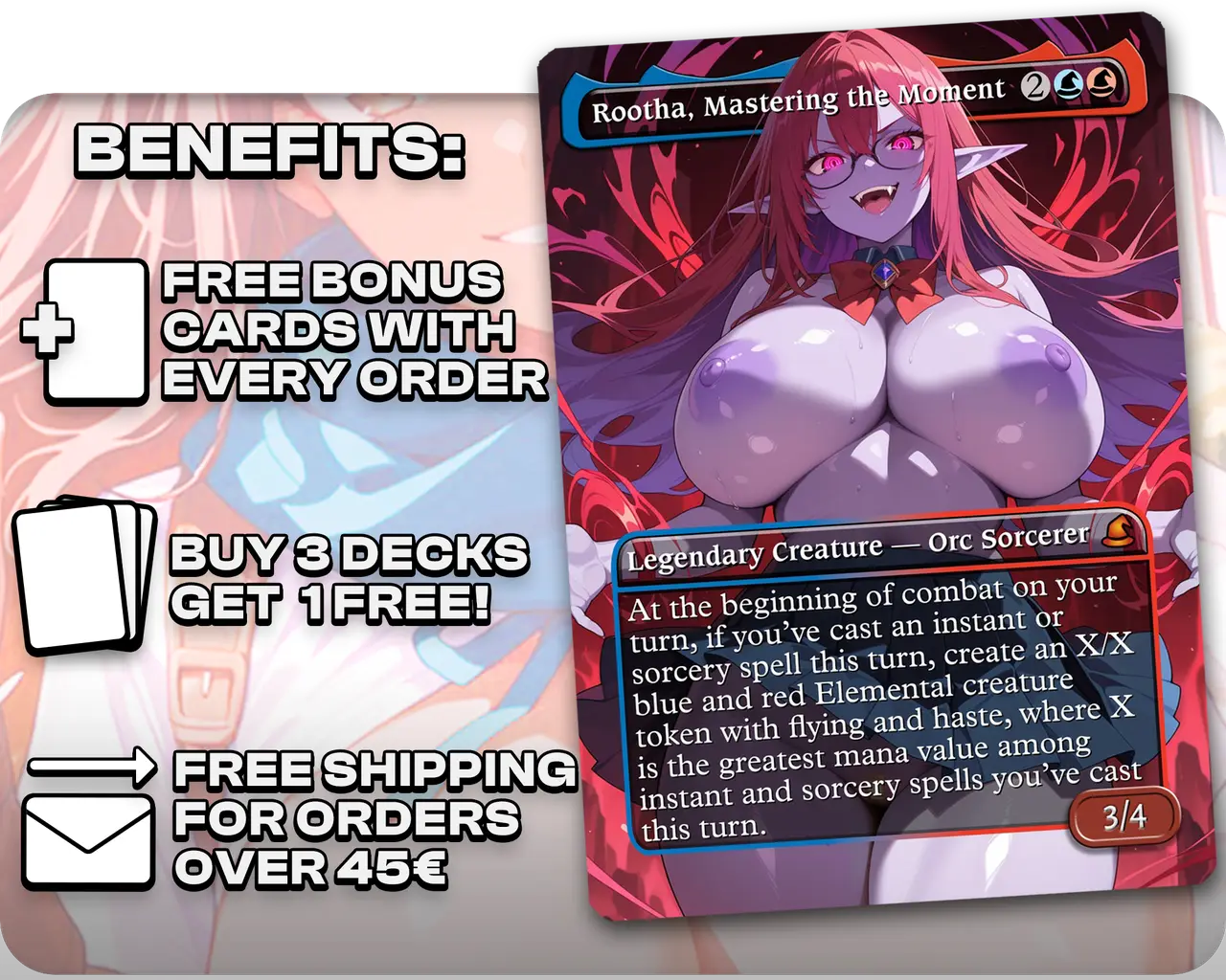 Narset, Enlightened Exile | 18+ NSFW | Academy Waifus | Commander Deck