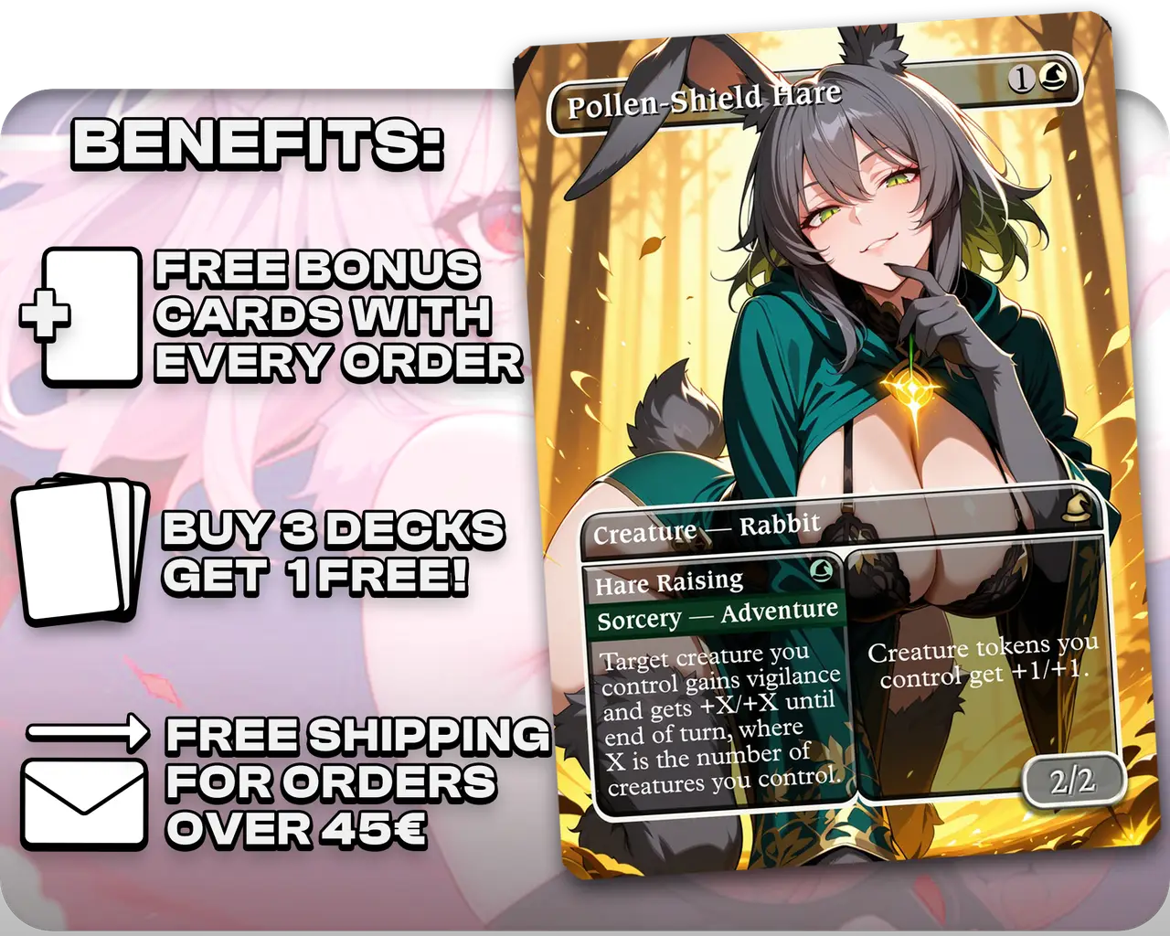 Baylen, the Haymaker | Bunny Waifus | Commander Deck