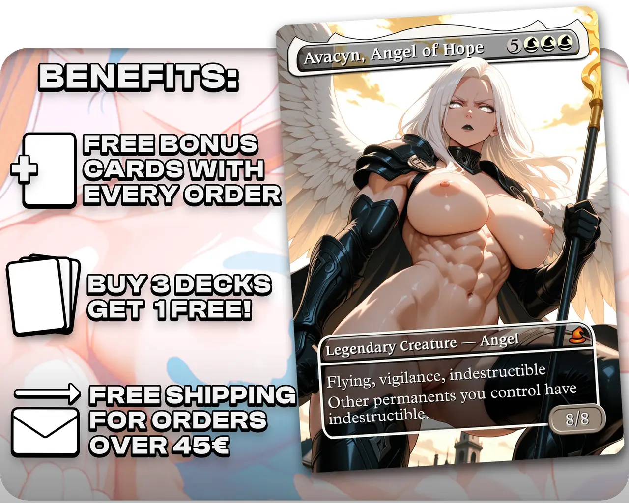Saskia the Unyielding | 18+ NSFW | Muscle Mommy Waifus | Commander Deck