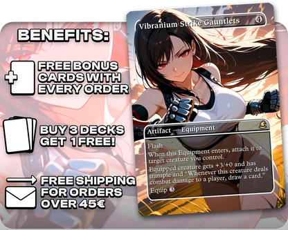 Tifa Lockhart (Final Fantasy) - Vibranium Strike Gauntlets