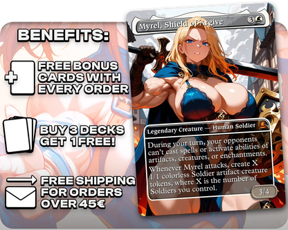 Saskia the Unyielding | Muscle Mommy Waifus | Commander Deck