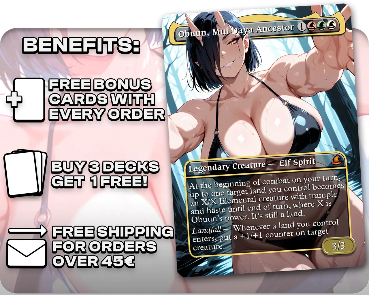 Oga (Plus-Sized Elf) - Obuun, Mul Daya Ancestor