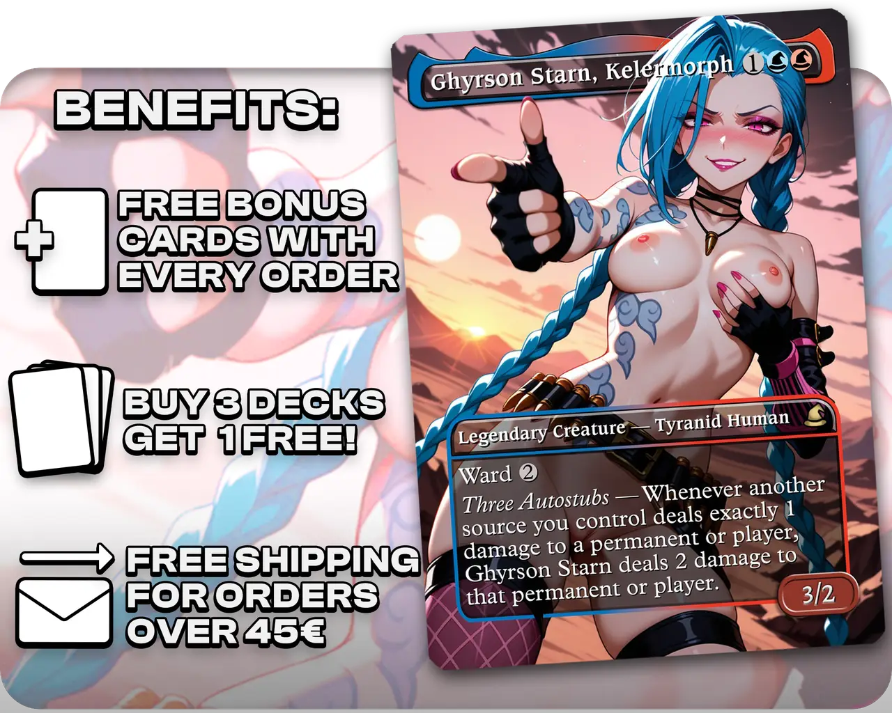 Adult Jinx (LOL) - Ghyrson Starn, Kelermorph (NSFW)