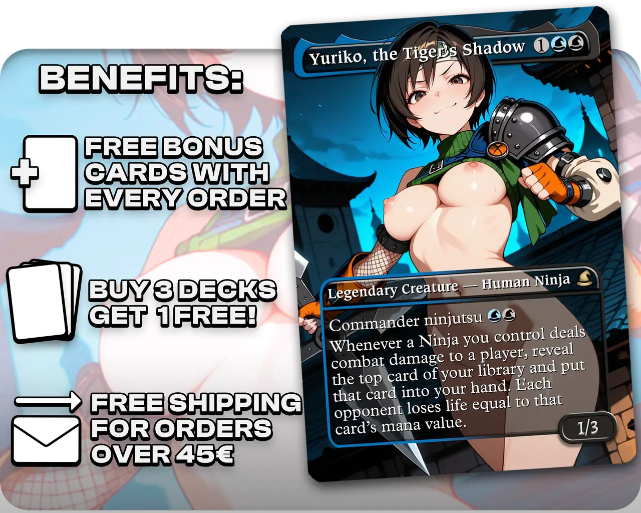 Yuffie Kisaragi (Final Fantasy) - Yuriko, the Tiger's Shadow (NSFW)