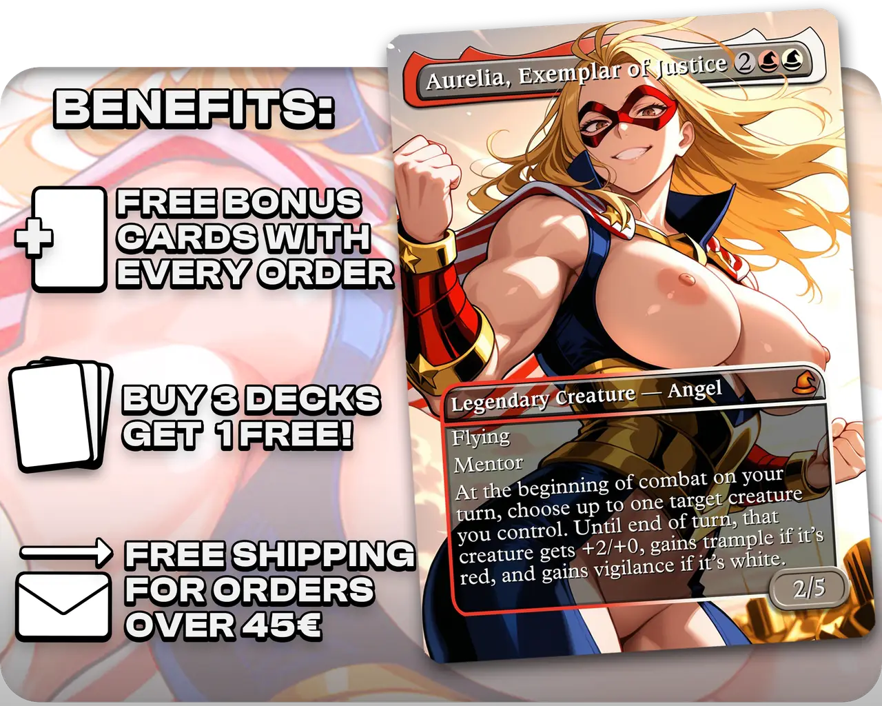 Cathleen Bate (Star and Stripe) - Aurelia, Exemplar of Justice (NSFW)