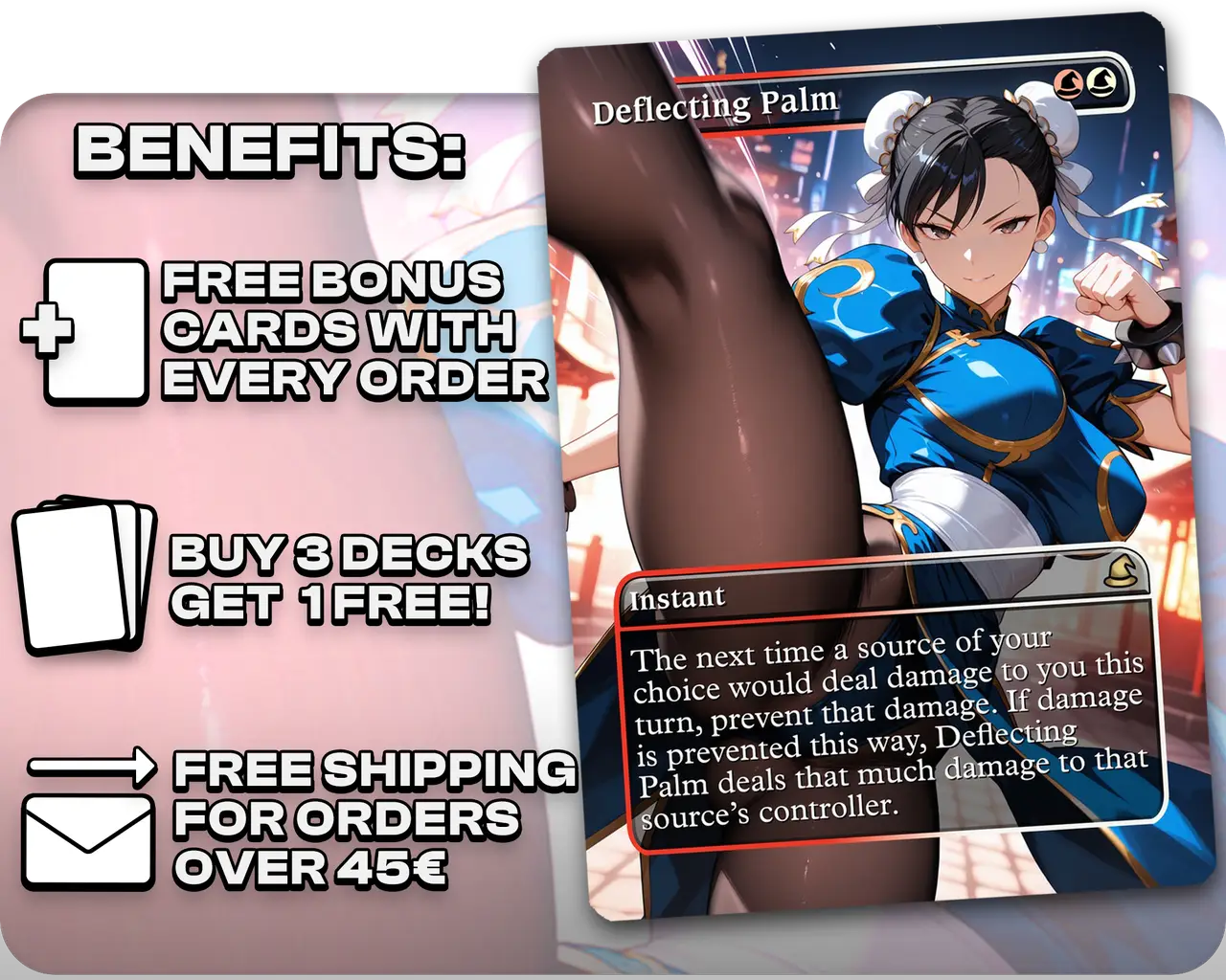 Chun-Li (Street Fighter) - Deflecting Palm