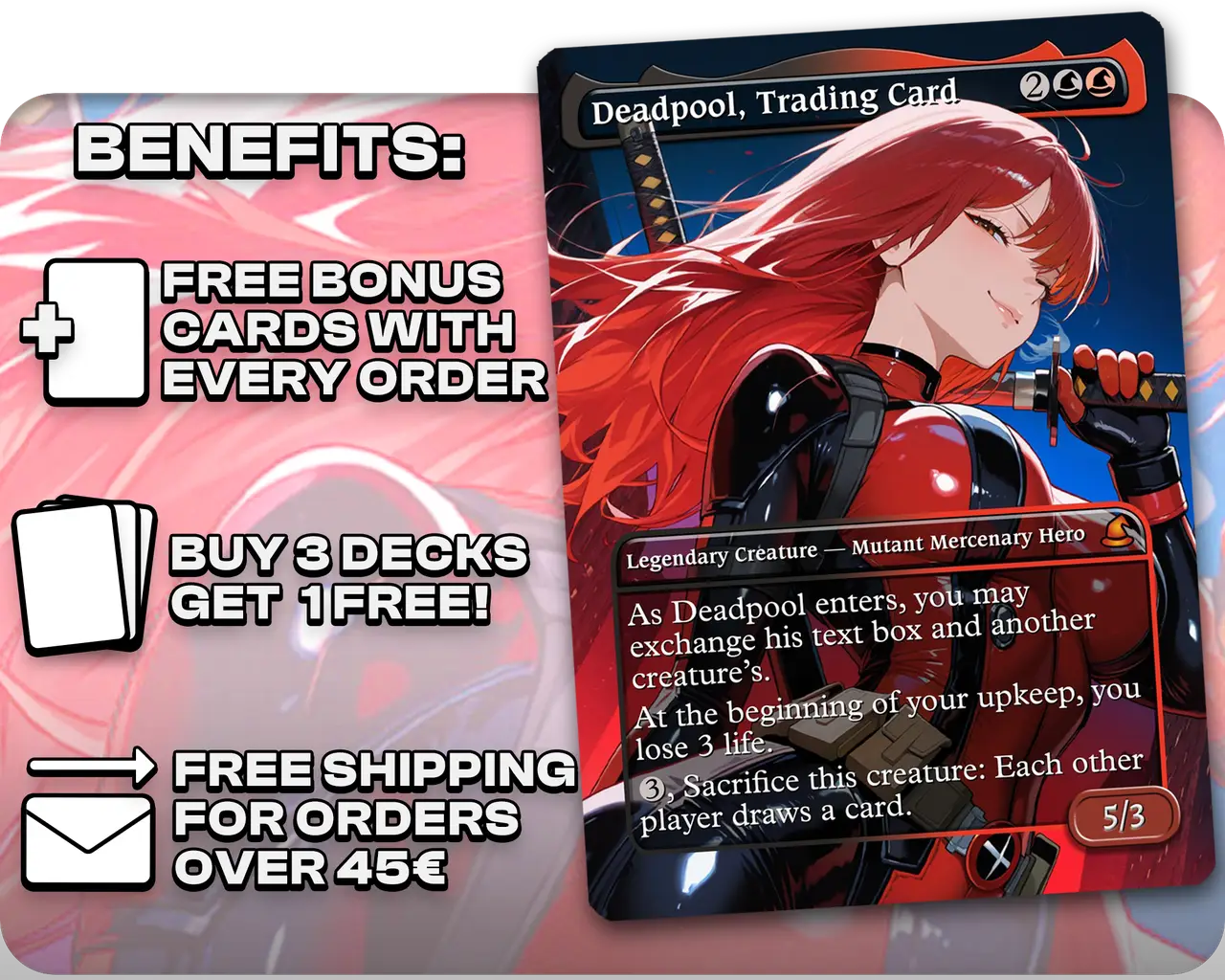 Deadpool, Trading Card